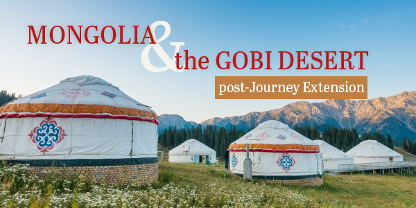 Mongolia and the Gobi Desert post-Journey Extension 